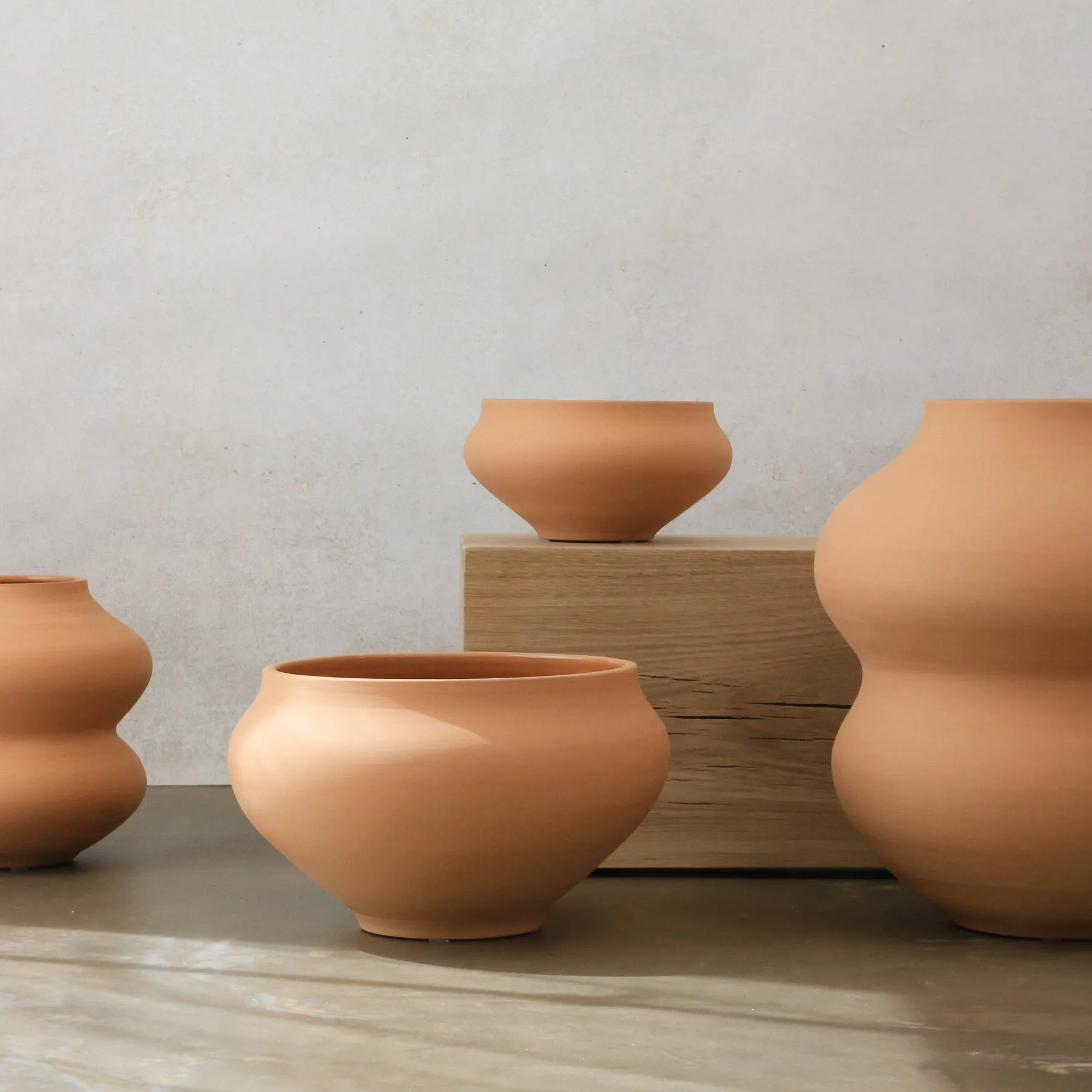 Belle raw Schale Ø25 cm, Rosa Bergs Potter