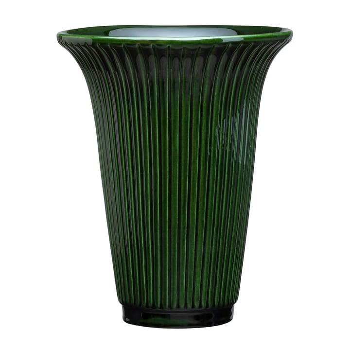 Daisy Vase glasiert Ø20cm - Grün - Bergs Potter