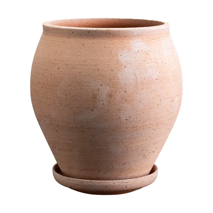 Delphi Topf mit Untersetzer 2-teilig - Rosa, Ø20 cm - Bergs Potter