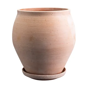 Delphi Topf mit Untersetzer 2-teilig - Rosa, Ø26 cm - Bergs Potter