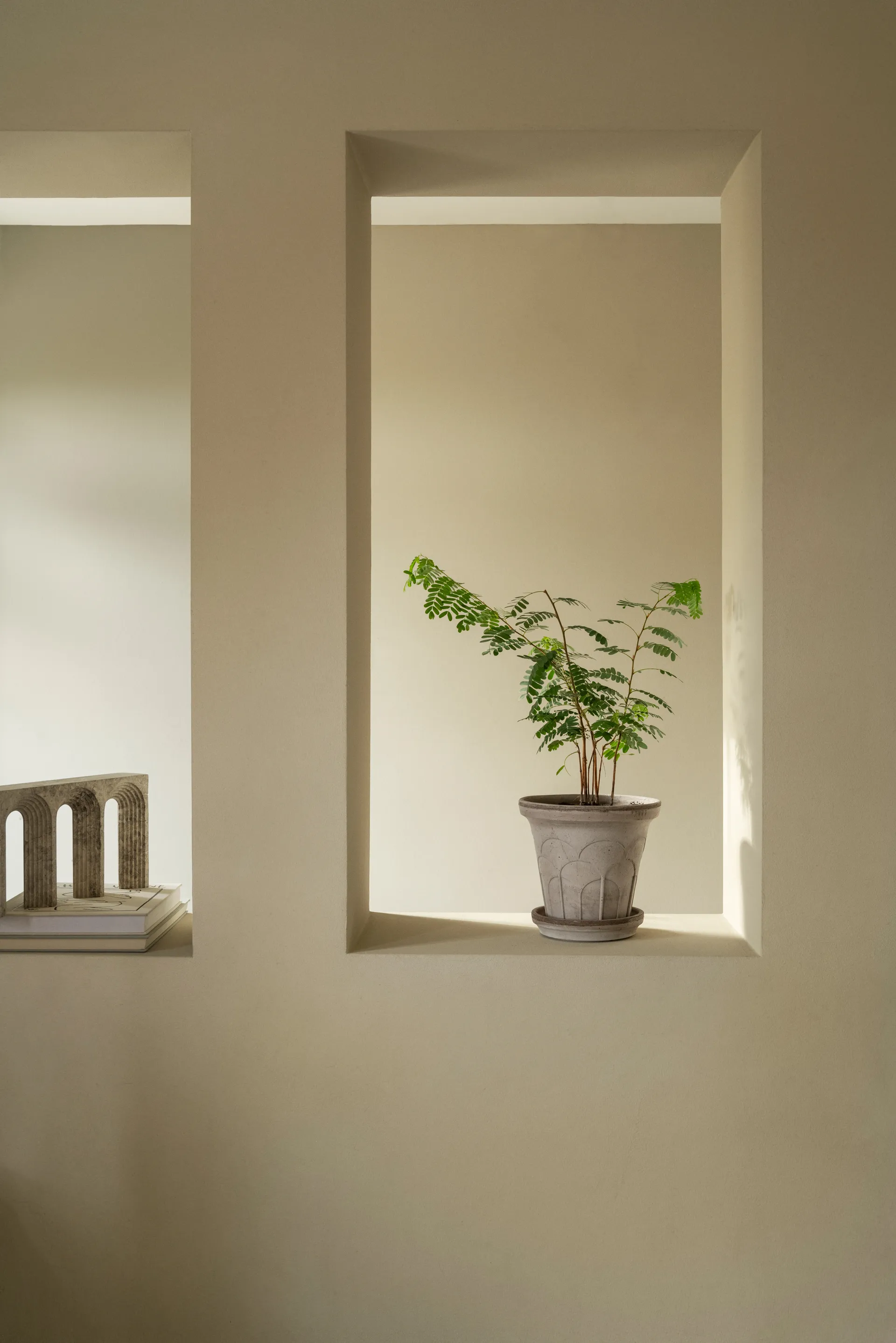 Fleur Übertopf mit Untersetzer 2-teilig, Grey, Ø21 cm Bergs Potter