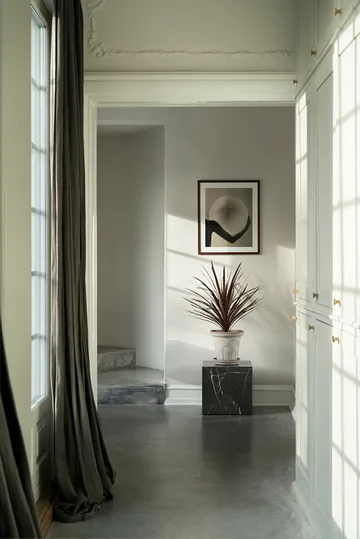 Fleur Übertopf mit Untersetzer 2-teilig - Grey, Ø25 cm - Bergs Potter