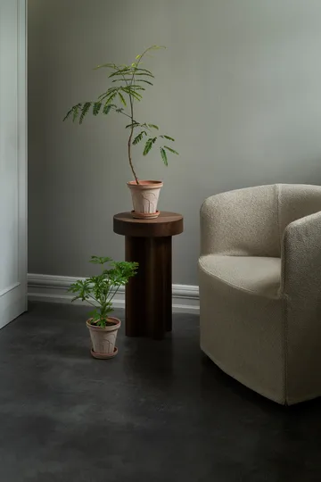 Fleur Übertopf mit Untersetzer 2-teilig - Rosa, Ø14 m - Bergs Potter