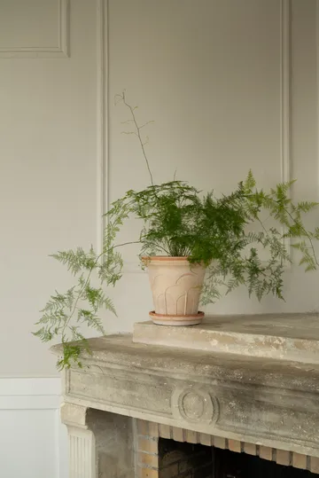 Fleur Übertopf mit Untersetzer 2-teilig - Rosa, Ø25 cm - Bergs Potter