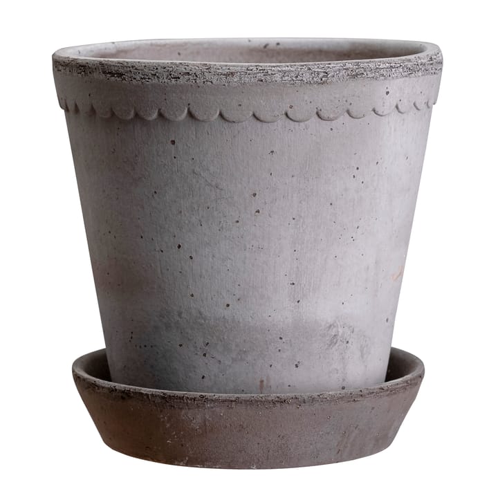 Helena Blumentopf Ø21cm - Grau - Bergs Potter