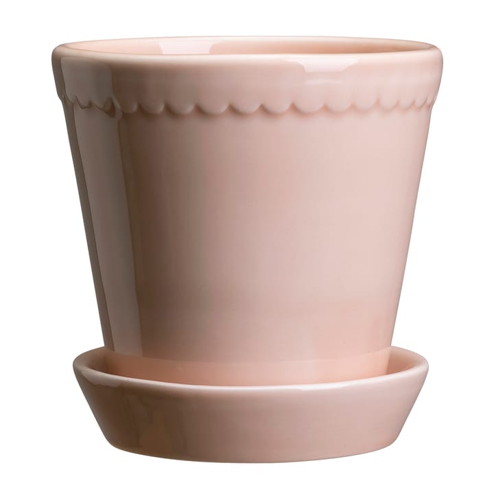 Helena Blumentopf glasiert Ø12cm - Quartz rose - Bergs Potter