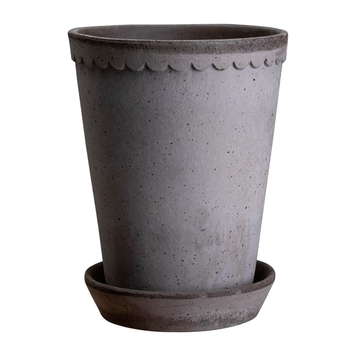 Helena Blumentopf hoch Ø14cm - Grau - Bergs Potter