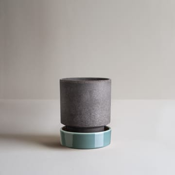 Hoff Blumentopf - Ø16 cm, Raw Grey-Misty Blue - Bergs Potter