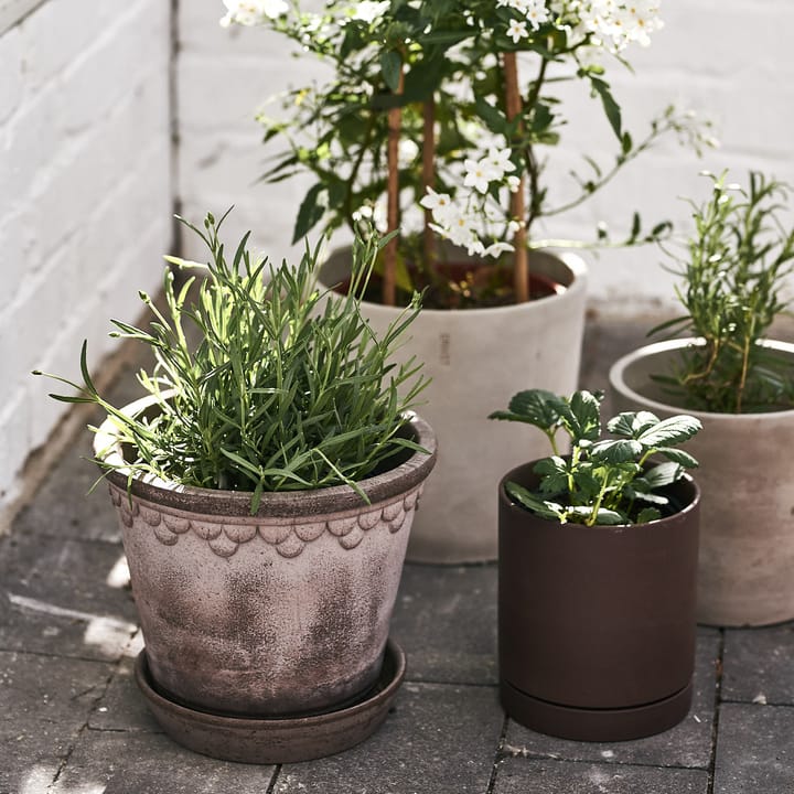 Københavner Blumentopf 21cm, Grau Bergs Potter