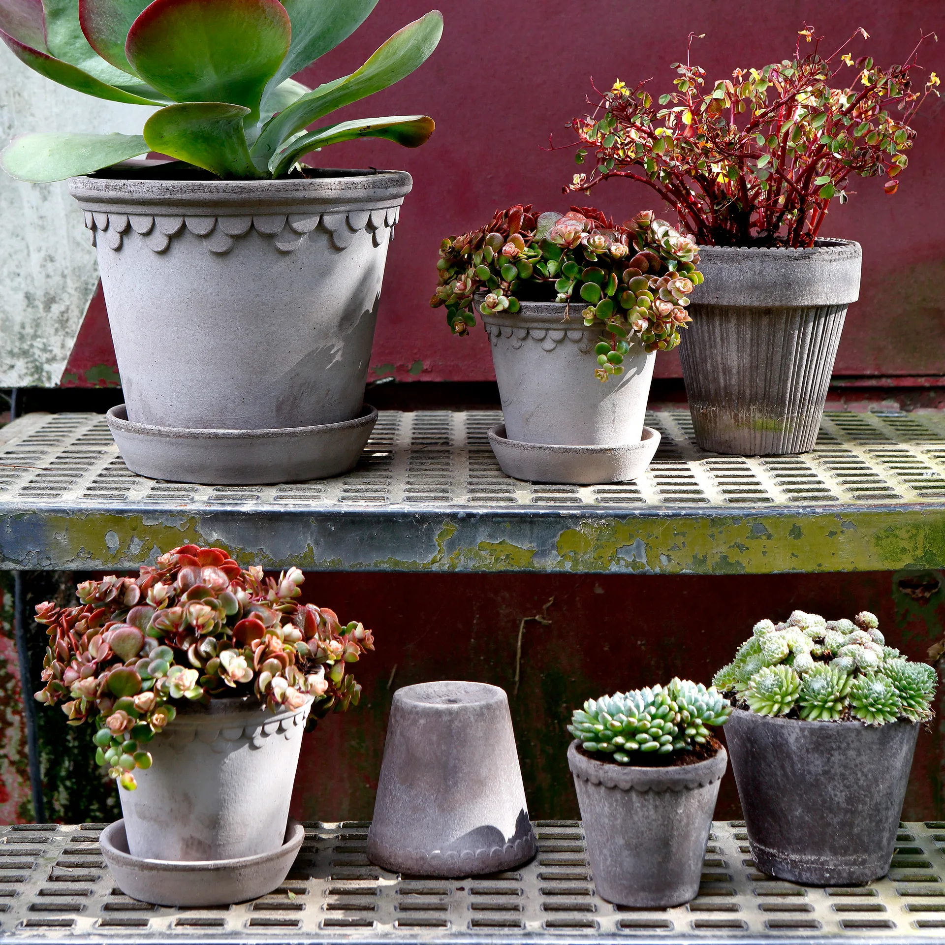 Københavner Blumentopf 21cm, Grau Bergs Potter