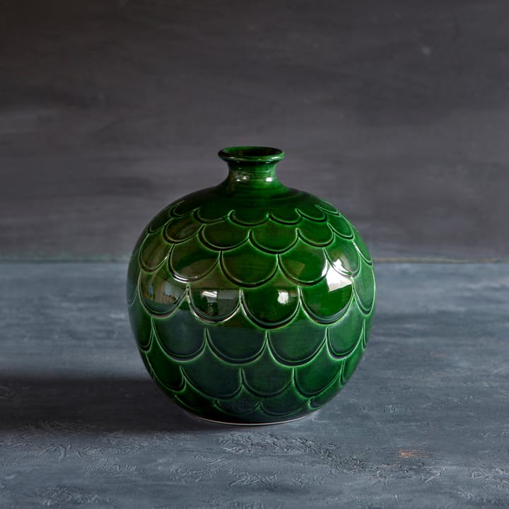 Misty Vase 19cm - Grün - Bergs Potter