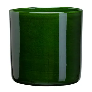 Romeo Blumentopf glasiert Ø15cm - Grün - Bergs Potter