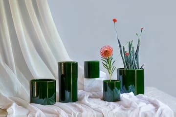 Romeo Vase glasiert Ø 12 cm - Green - Bergs Potter