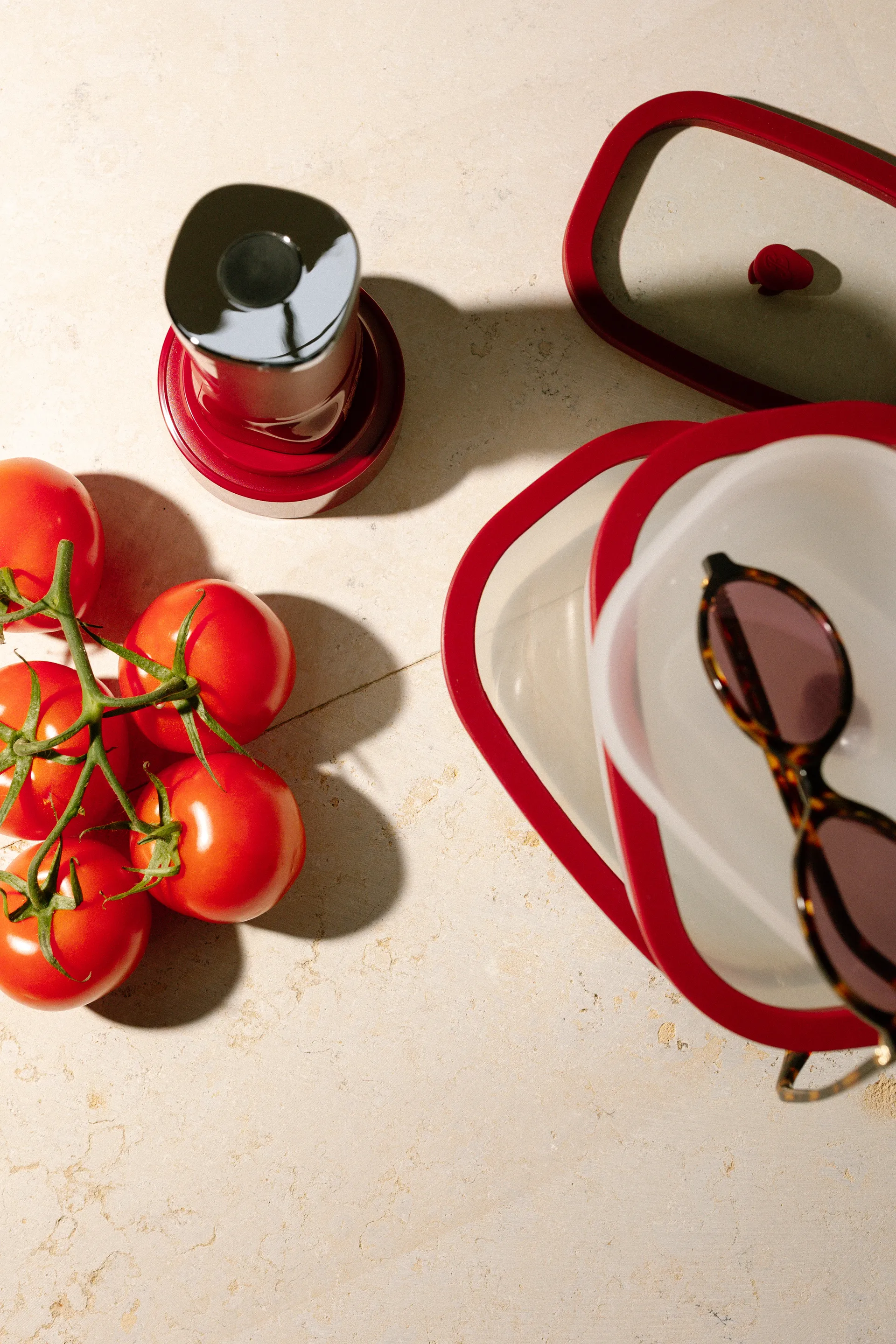Berkel Icon Mini Vakuumpumpen-Set, Rot Berkel
