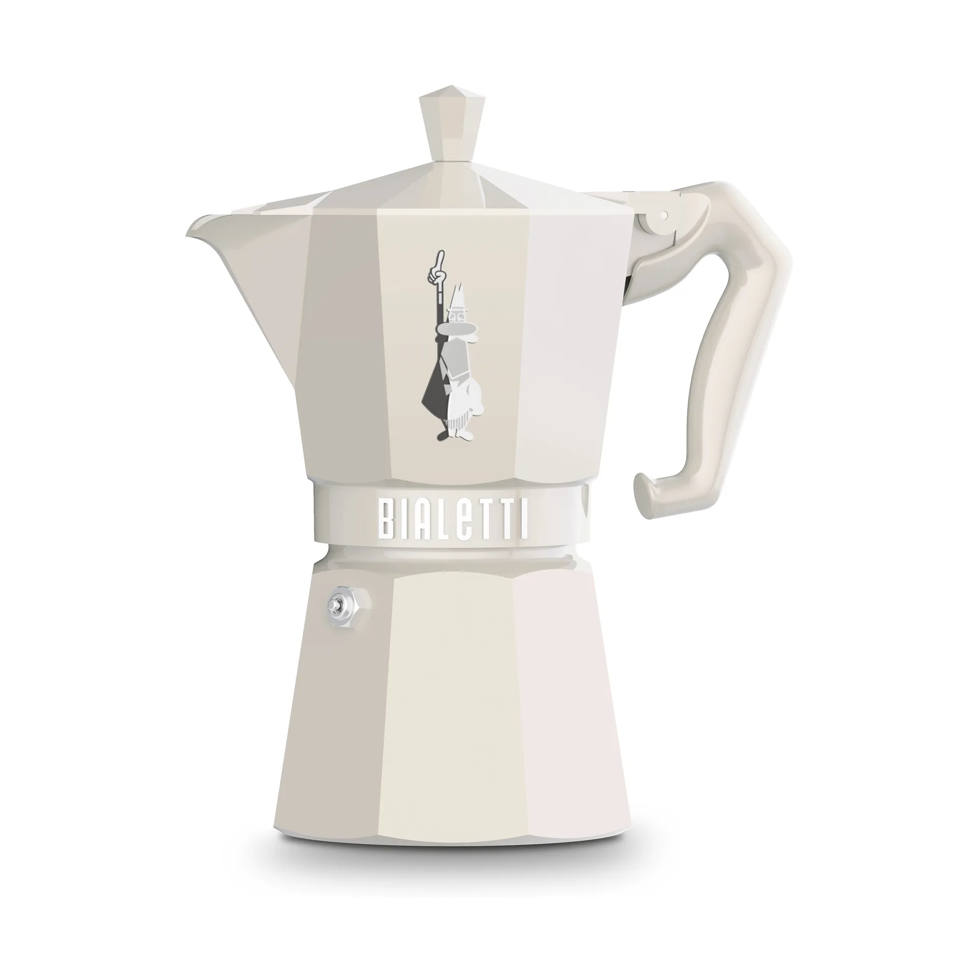 Bialetti exklusive Mokkakanne, Creme, 6 Tassen Bialetti