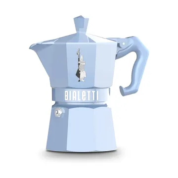 Bialetti exklusive Mokkakanne - Hellblau, 3-Tassen - Bialetti
