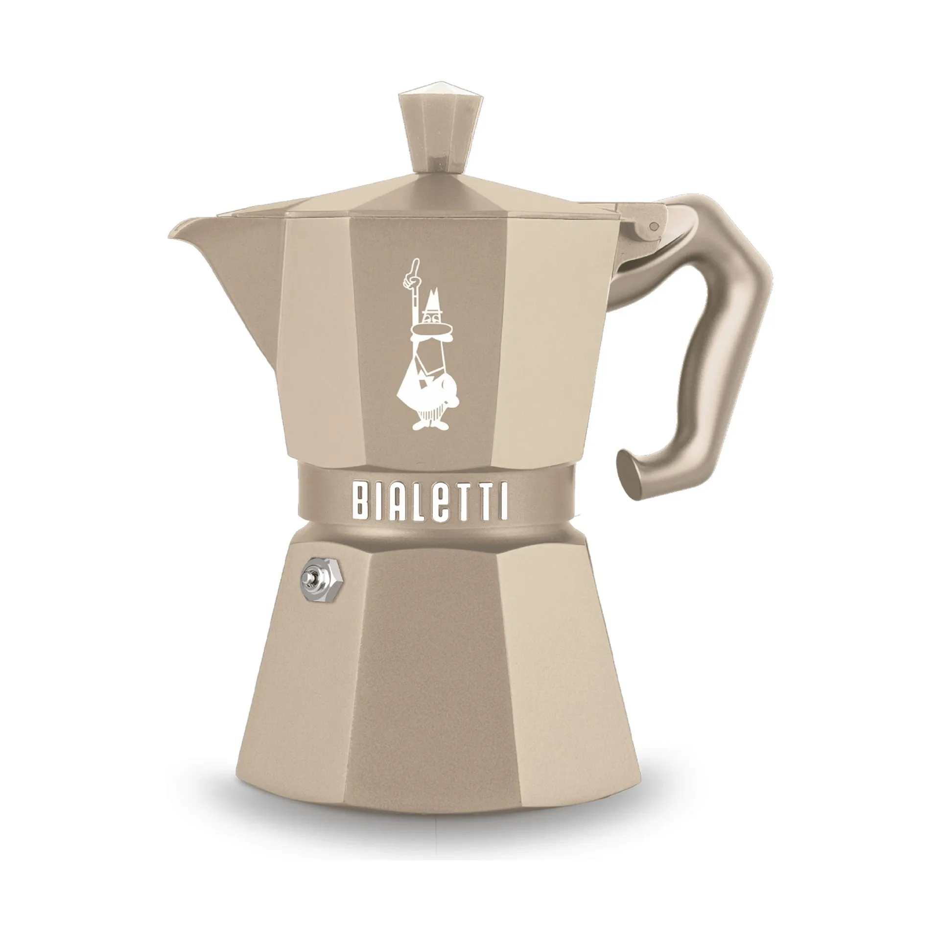 Bialetti exklusive Mokkakanne Induktion, Beige, 3-telig Bialetti
