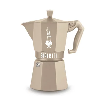 Bialetti exklusive Mokkakanne Induktion - Beige, 6 Tassen - Bialetti