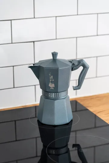 Bialetti exklusive Mokkakanne Induktion - Grau, 3-telig - Bialetti