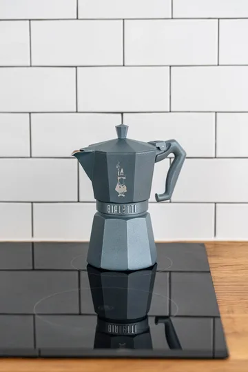 Bialetti exklusive Mokkakanne Induktion - Grau, 6-telig - Bialetti