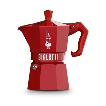 Bialetti exklusive Mokkakanne - Rot, 3-telig - Bialetti