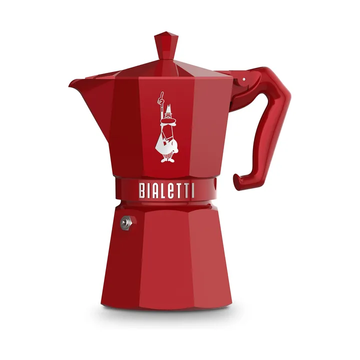 Bialetti exklusive Mokkakanne - Rot, 6-telig - Bialetti