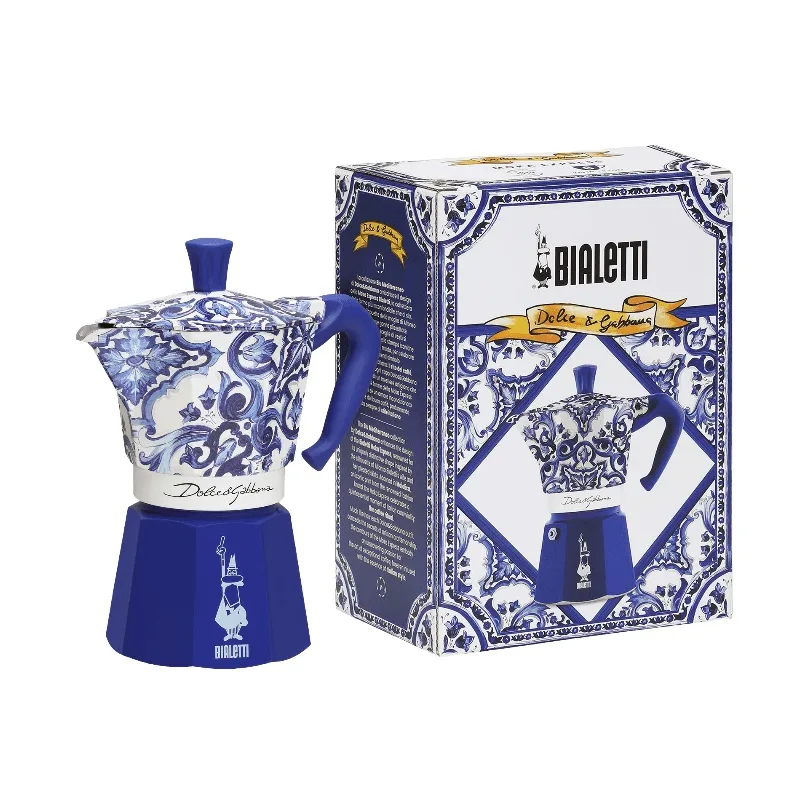 Bialetti x Dolce & Gabbana Mokkakanne, Mediterraneo, 6 Tassen Bialetti