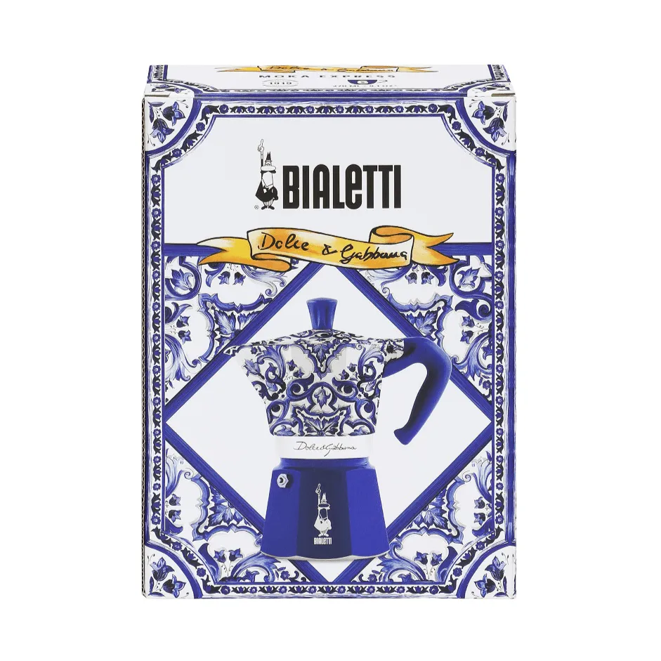Bialetti x Dolce & Gabbana Mokkakanne, Mediterraneo, 6 Tassen Bialetti