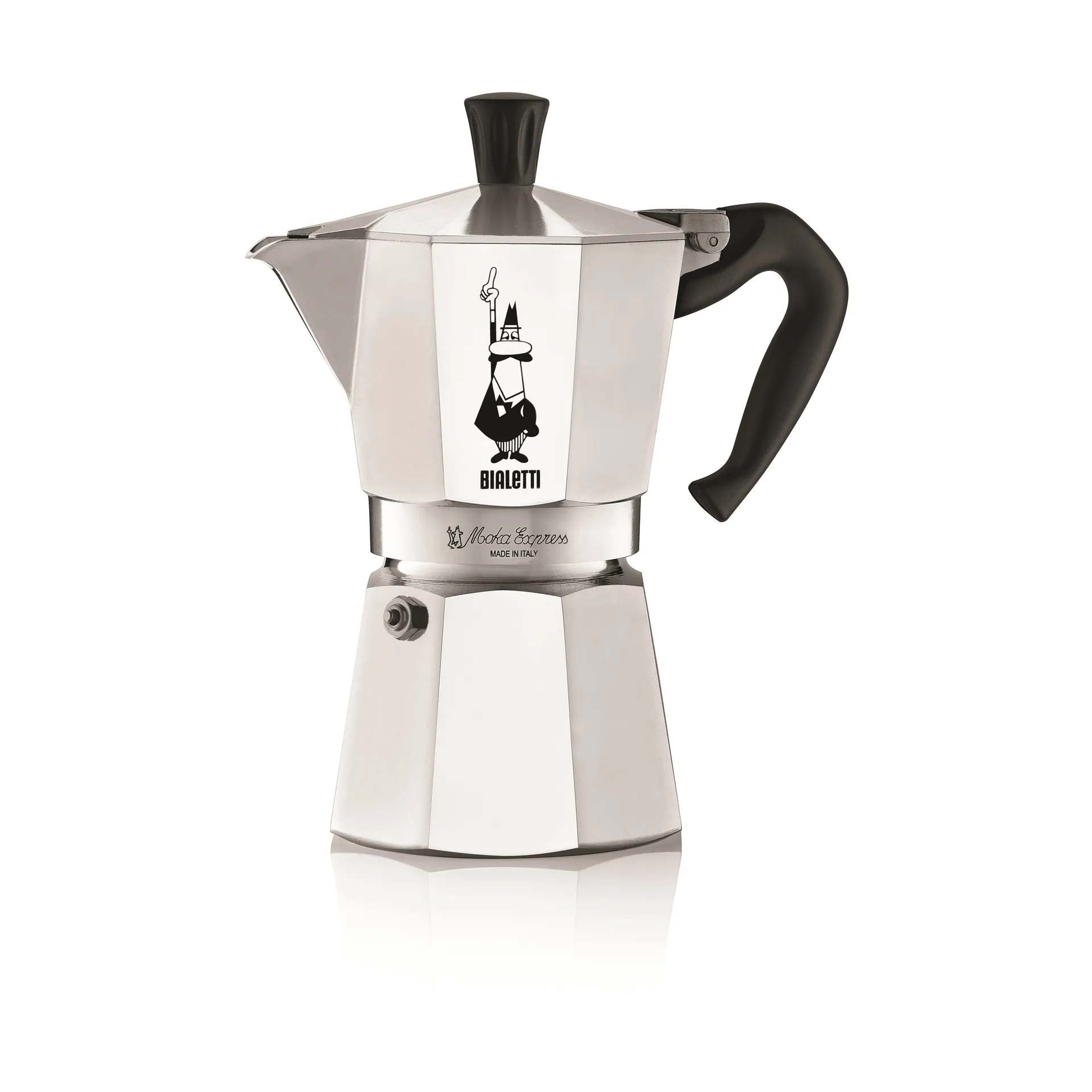 Moka Kaffeemaschine 6 Tassen, Silber Bialetti