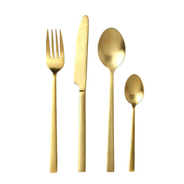 Bitz Besteck-Set 16 Teile - Gold - Bitz