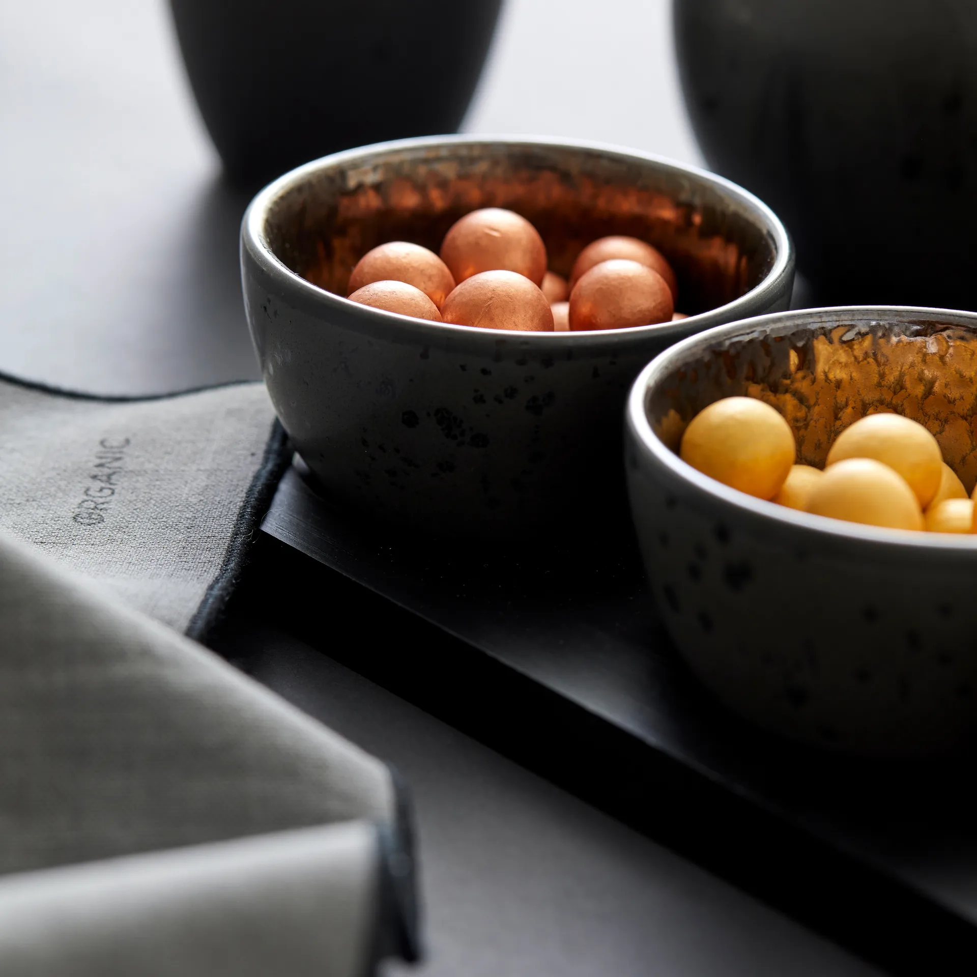 Bitz Cabaret 4 Teile, Schwarz-bronze Bitz