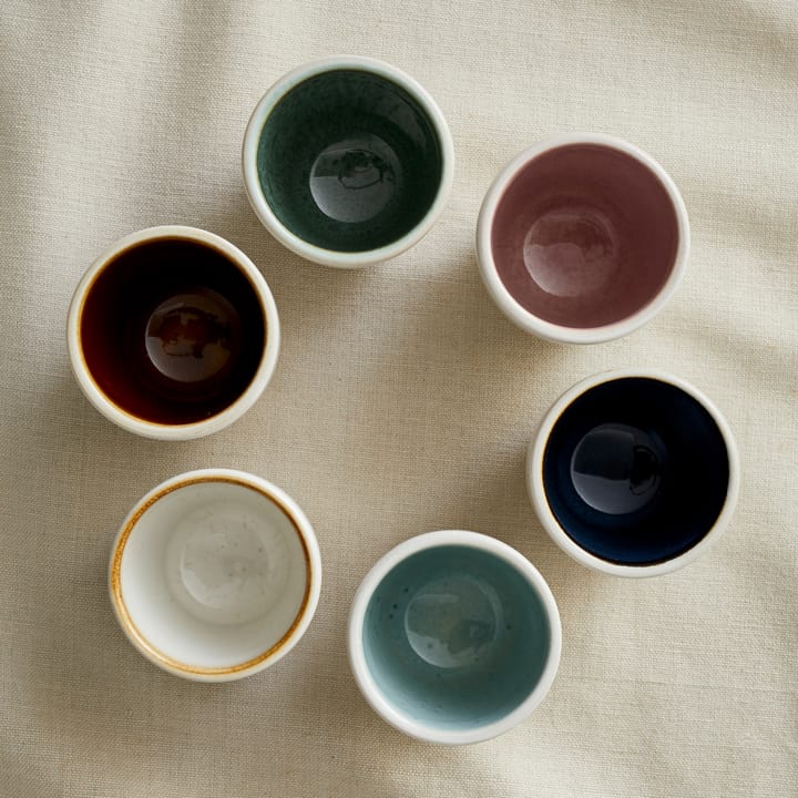 Bitz Espressotasse 6er Pack, Matt cremeweiß Bitz
