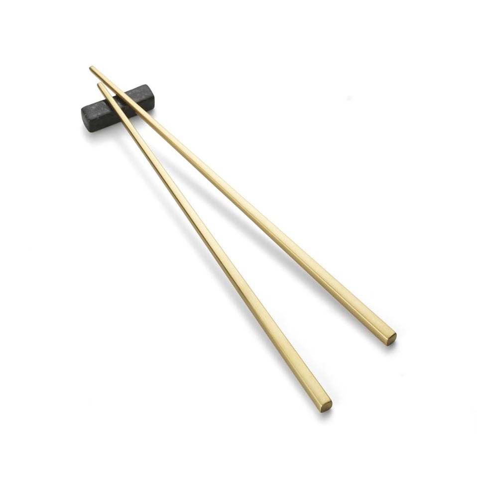 Bitz Bitz Essstäbchen Set Messing