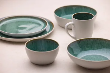 Bitz Pastaschale Gastro Ø20 cm - Weiß-Grün - Bitz