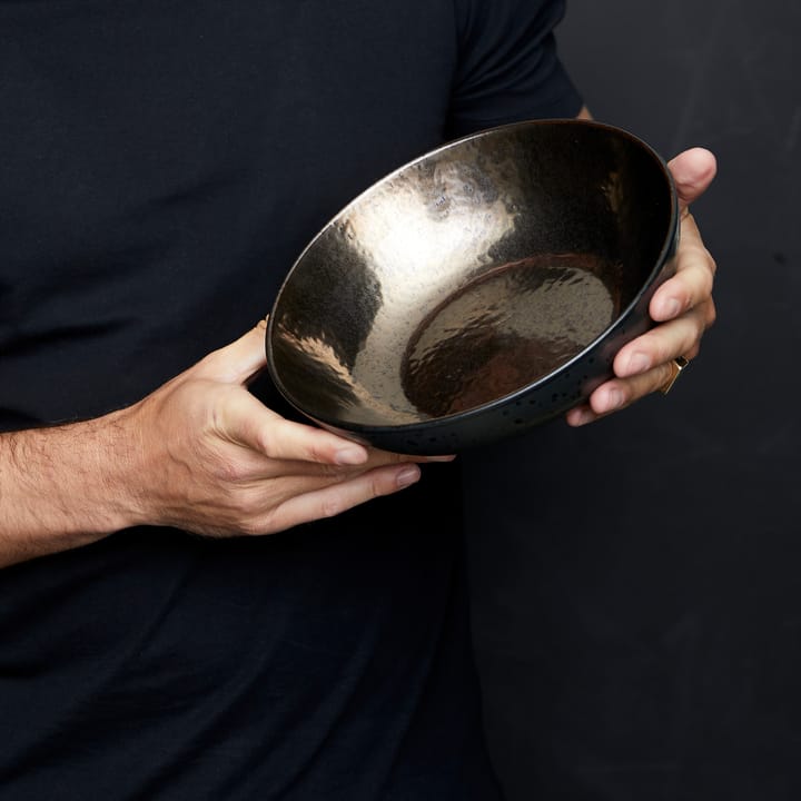 Bitz Salatschale 24cm, Schwarz-bronze Bitz