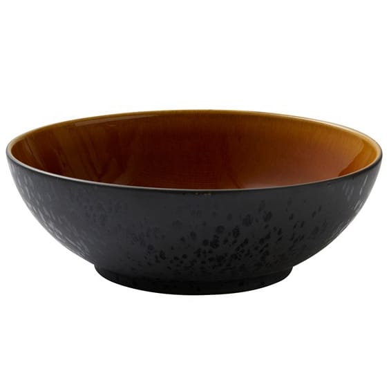 Bitz Salatschale Ø30 cm - Schwarz-amber - Bitz