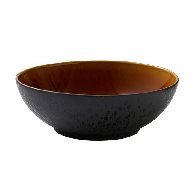 Bitz Salatschale Ø30 cm - Schwarz-amber - Bitz