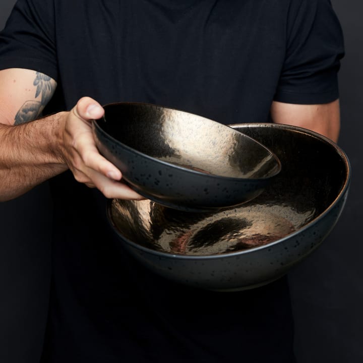 Bitz Salatschale Ø30 cm, Schwarz-bronze Bitz