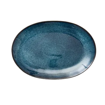 Bitz Schale oval 25x36 cm - Schwarz-dunkelblau - Bitz