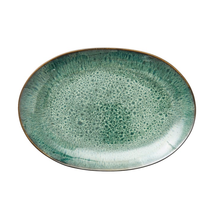 Bitz Schale oval 25x36 cm - Schwarz-grün - Bitz