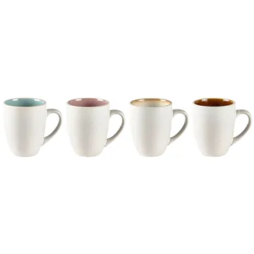 Bitz Tasse 30cl 4er Pack - Matt cremeweiß - Bitz