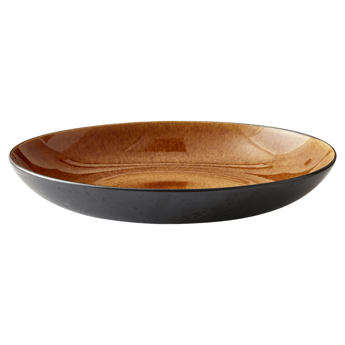 Bitz Bitz teller Ø40 cm Schwarz-amber