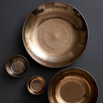 Bitz Teller Ø 40cm schwarz - Schwarz-bronze - Bitz