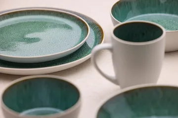 Bitz Teller gastro Ø 21cm - Weiß-Grün - Bitz