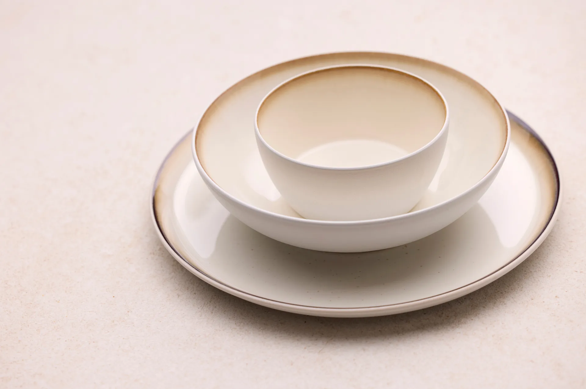 Bitz Teller Gastro Ø 27cm, Weiß-cremeweiß Bitz