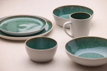 Bitz Teller Gastro Ø 27cm - Weiß-Grün - Bitz