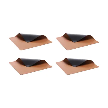 Bitz Tischset 33x46 cm 4er-Pack - Schwarz-braun - Bitz