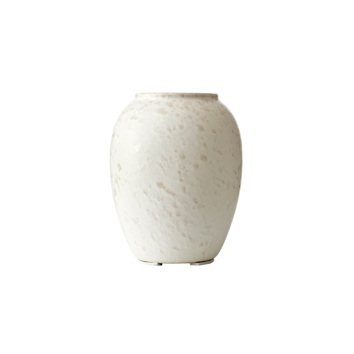 Bitz Vase 12,5cm, Matt cremeweiß Bitz