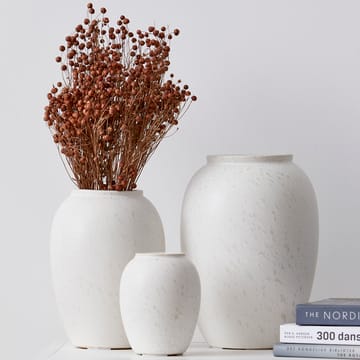 Bitz Vase 12,5cm - Matt cremeweiß - Bitz