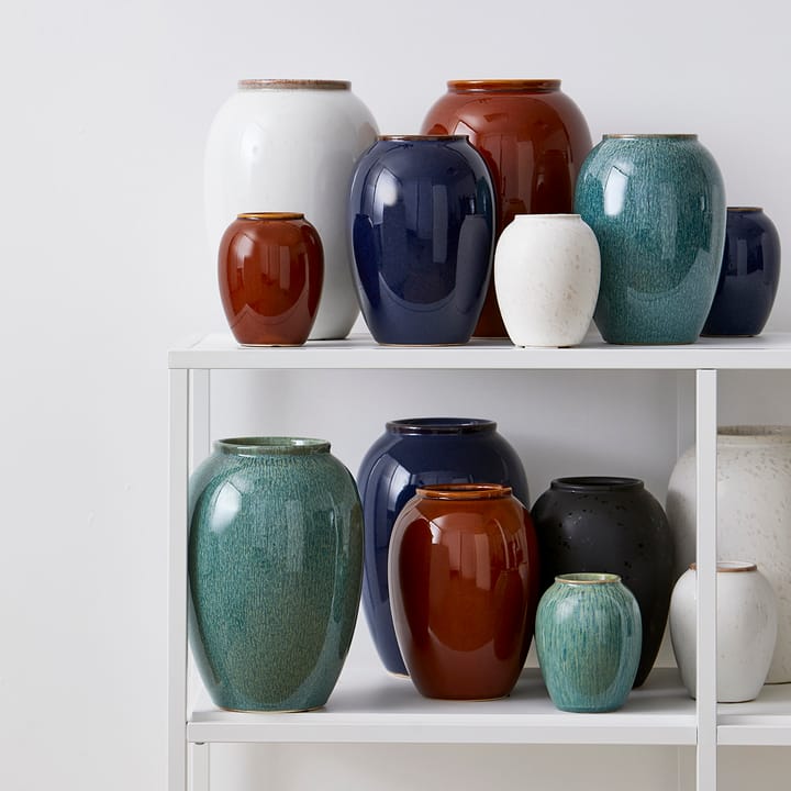 Bitz Vase 12,5cm, Matt cremeweiß Bitz